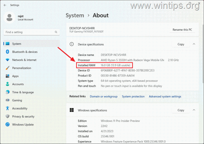 how-to-check-ram-size,-speed,-manufacturer-and-other-specs-in-windows-10/11.