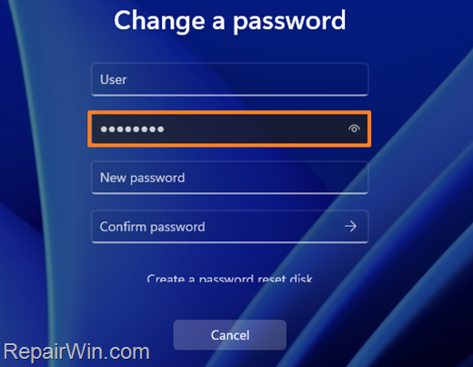 Change or Remove Password Windows 11