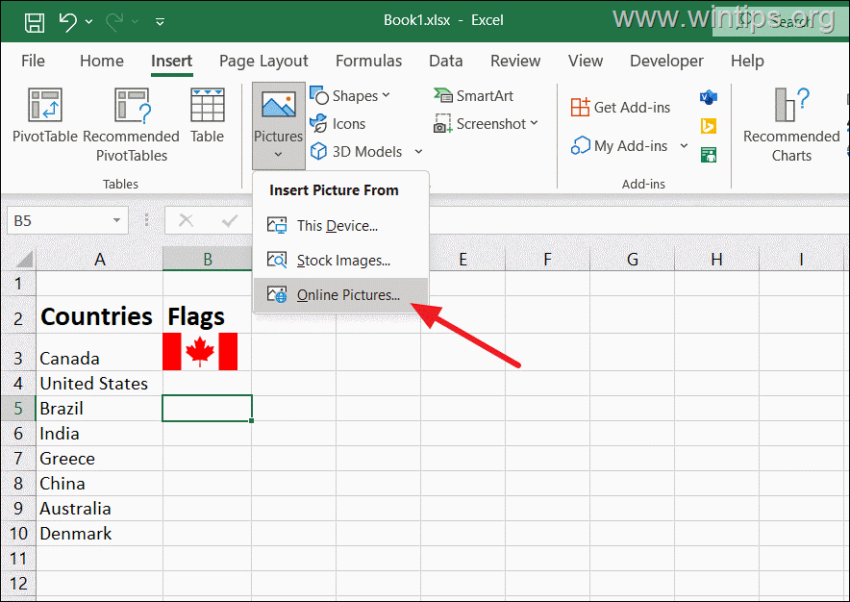 how-to-insert-pictures/images-in-excel.