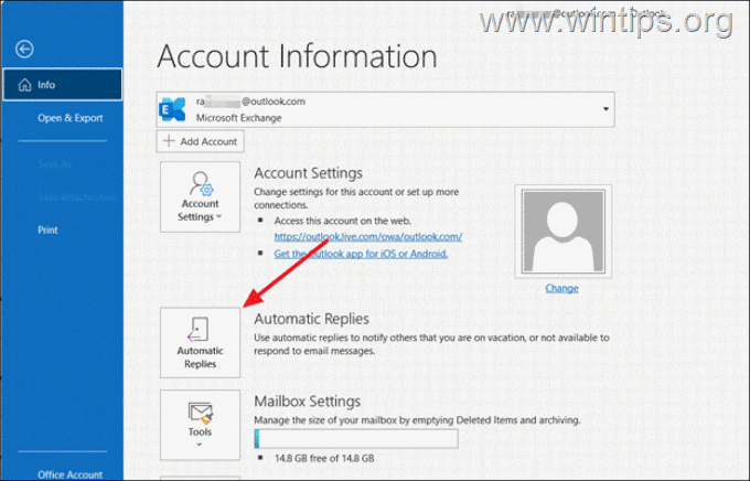 How to Send Automatic Replies in Outlook with Ofice365/Exchange