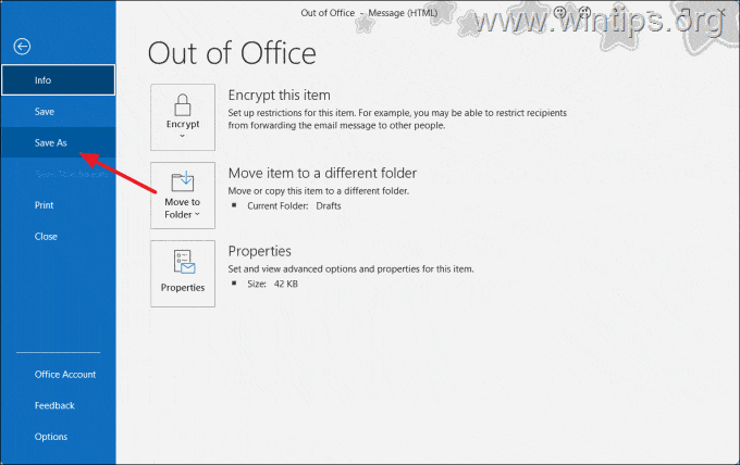 How to Send Out Of Office message with POP3/IMAP Accounts.