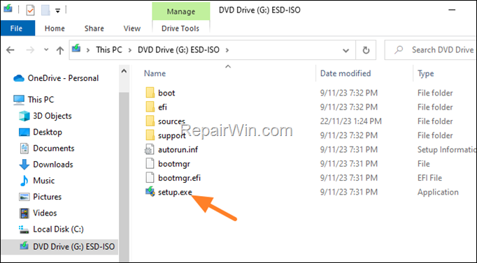 How to Upgrade to Windows 11 from ISO file