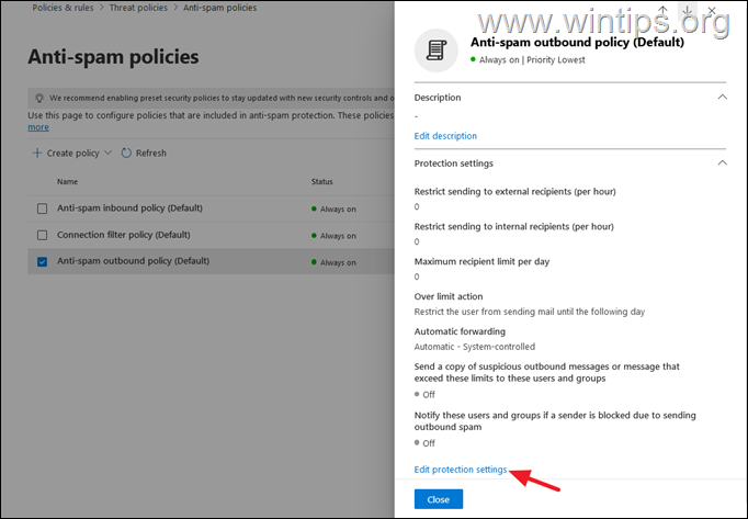 allow forwarding for all users in office 365