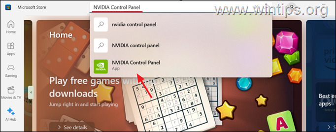 Install NVIDIA COntrol Panel
