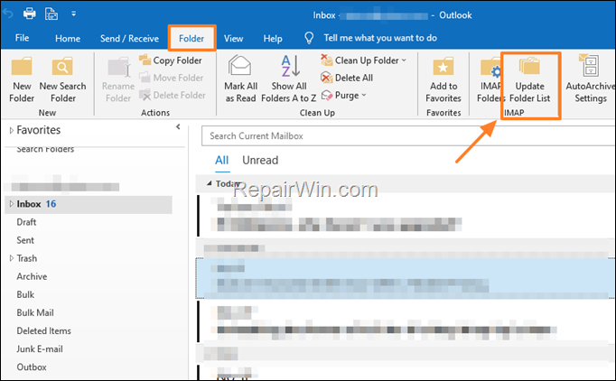 FIX: Outlook emails or folders are missing